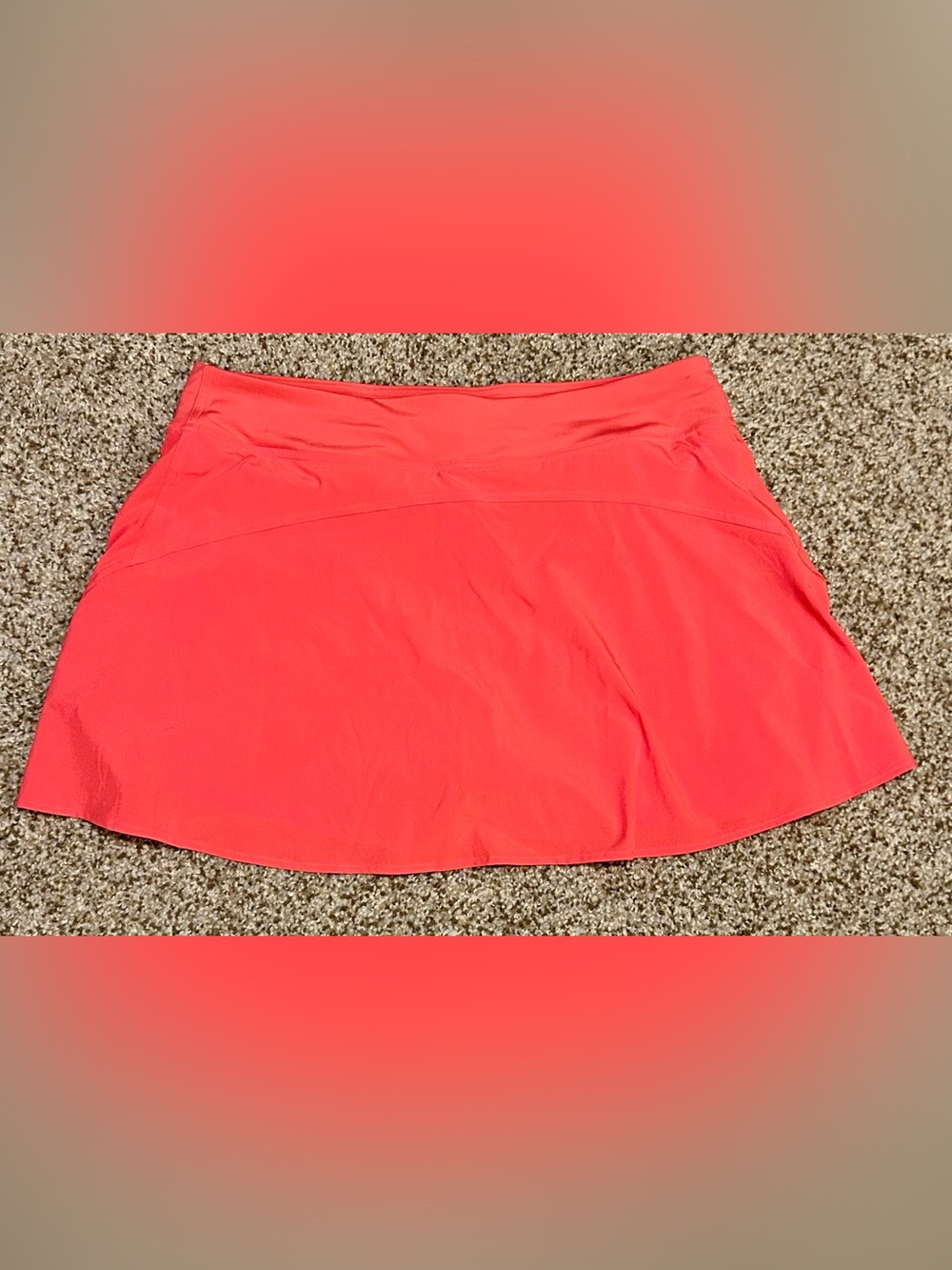 Lululemon Coral Athletic Skort – Size 12 – Excellent Condition - Picture 2 of 5